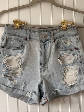 American Eagle Stretch Denim Mom Shorts